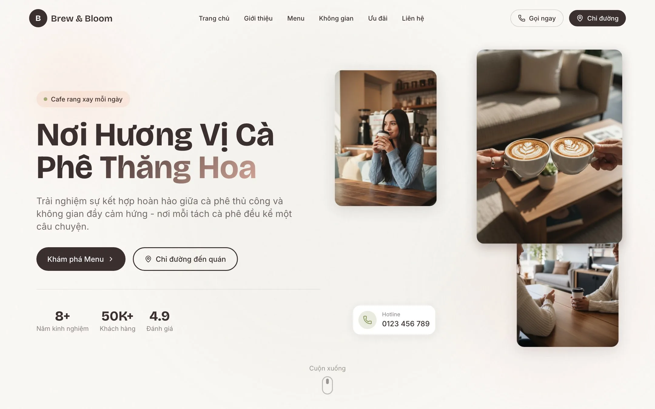 Café Brand — live demo
