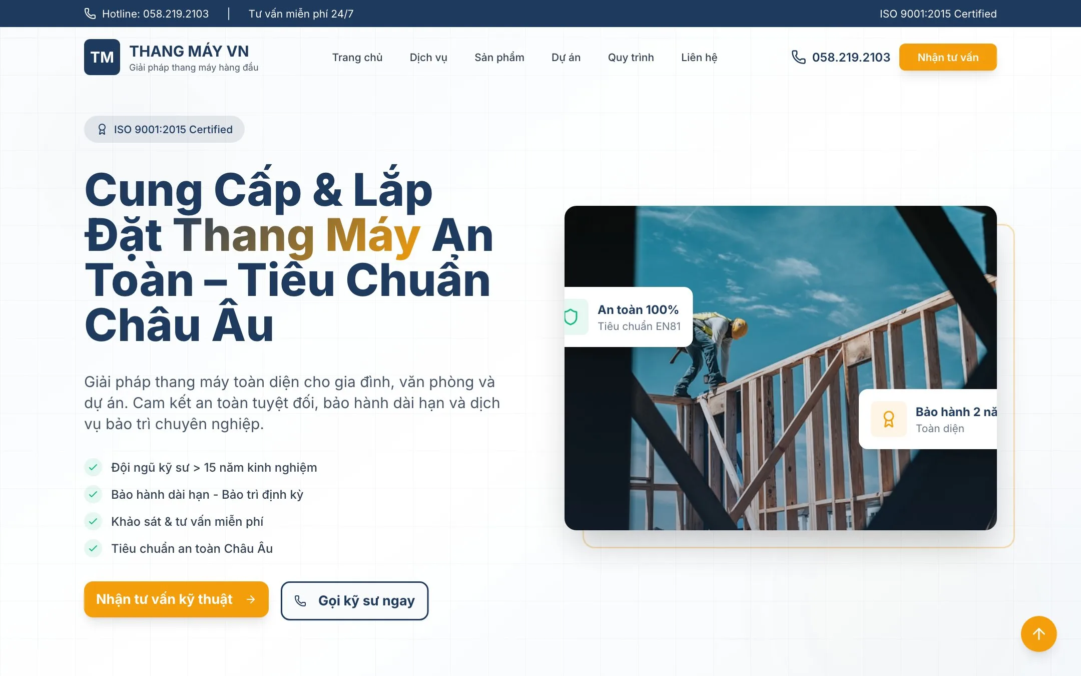 Elevator B2B — live demo